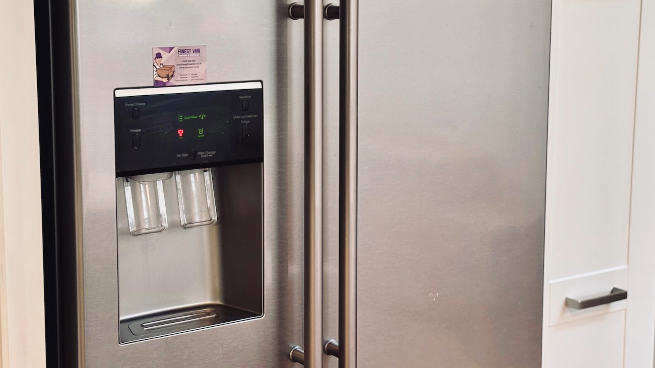 FridgewithBrandedFinestVanMagnet,London,UK